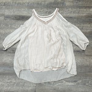 Elena Baldi off the shoulder blouse